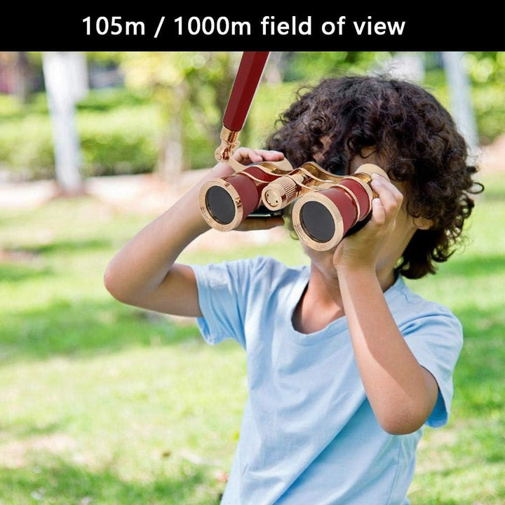 Opera Fernglas, Brillen-Teleskop 3X25 Theaterbrille -Fernglas Concert Portable Compact Lightweight,