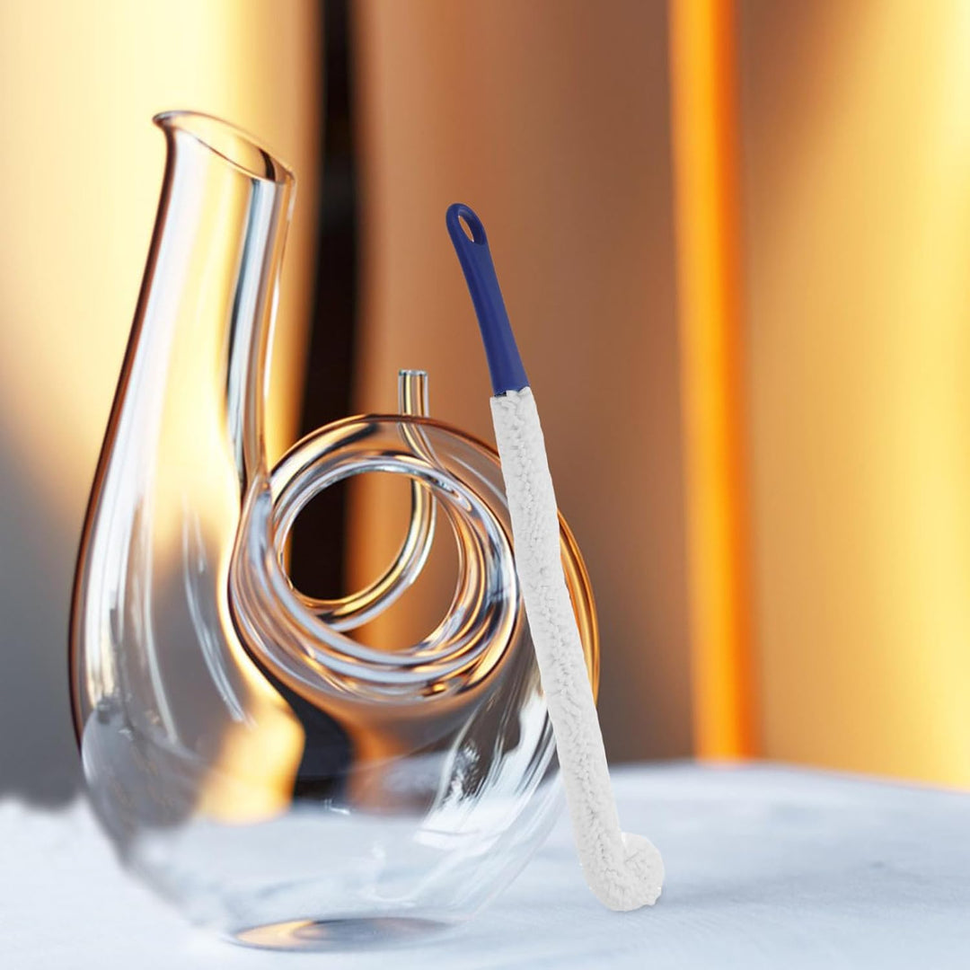 3 Stück Flexibler Schaumstoff Reinigungsbürsten zur Effizienten Reinigung von Weingläsern und Glasfl