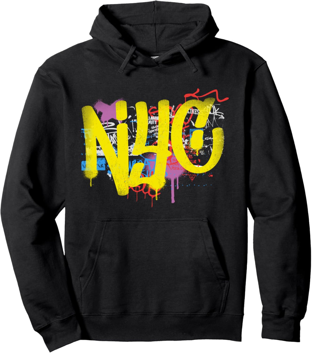 NYC New York City 80er 90er Jahre Hip Hop Rap Old School Graffiti Pullover Hoodie