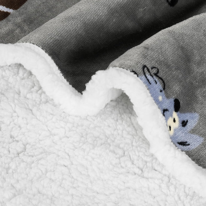 Catalonia Classy Sherpa Decke Kuscheldecken, Extra Dicke Warm Sofadecke Couchdecke in zweiseitig, Su