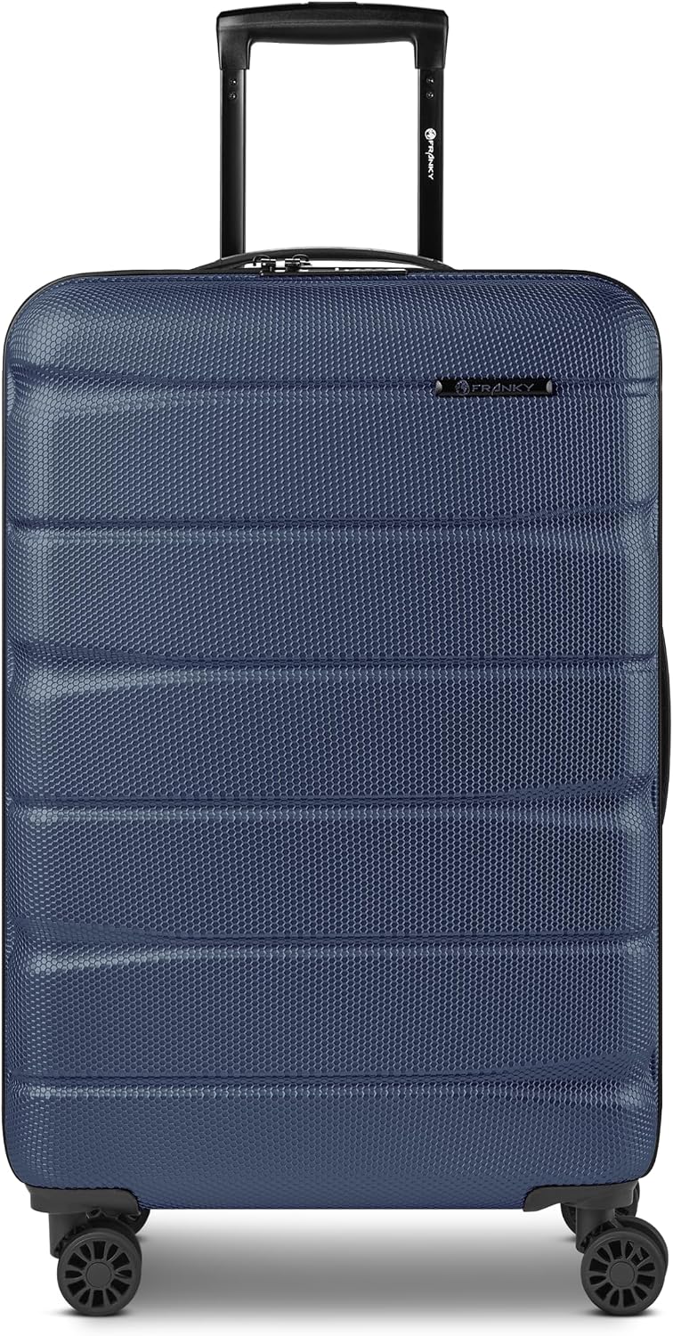 Franky Check-in Koffer für Damen und Herren | mittelgrosser Trolley 44,5 x 28 x 66 cm aus hochwertig