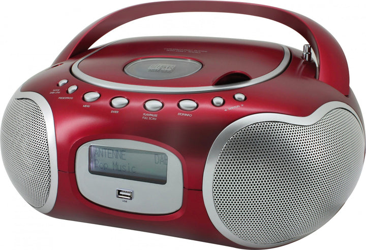 Soundmaster scd4200ro CD-Radio Rot, Silber, Rot, Silber