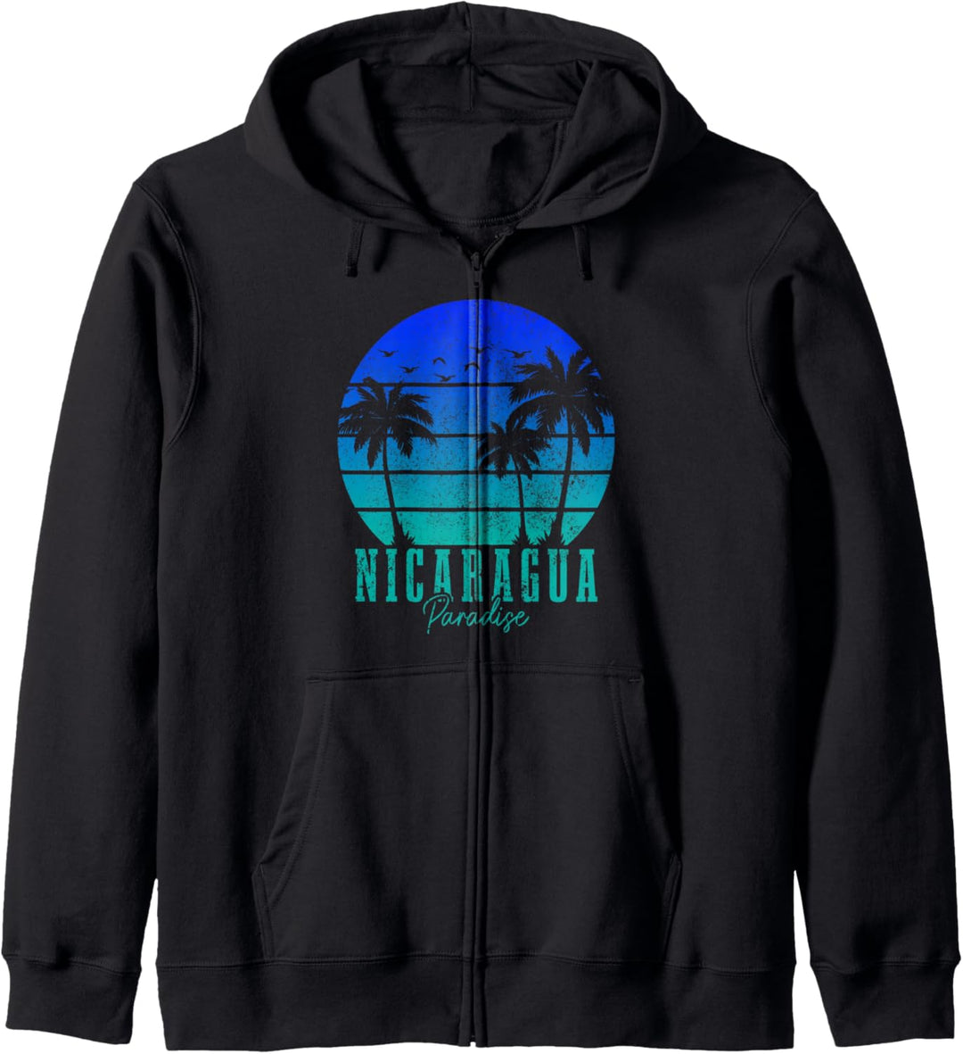 Honduras Vintage Surfer Souvenir Kapuzenjacke