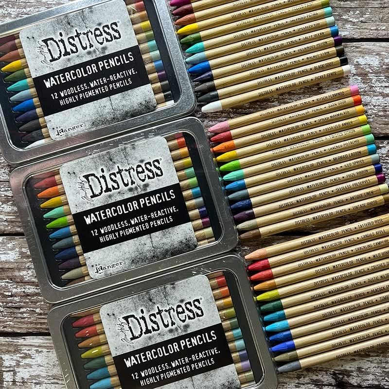 Ranger Industries Tim Holtz Distress Aquarellstifte-Set 1 (12 Stück)