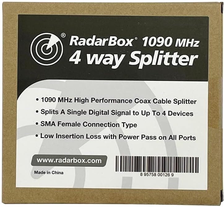 RadarBox 1090 MHz 4 Way Splitter