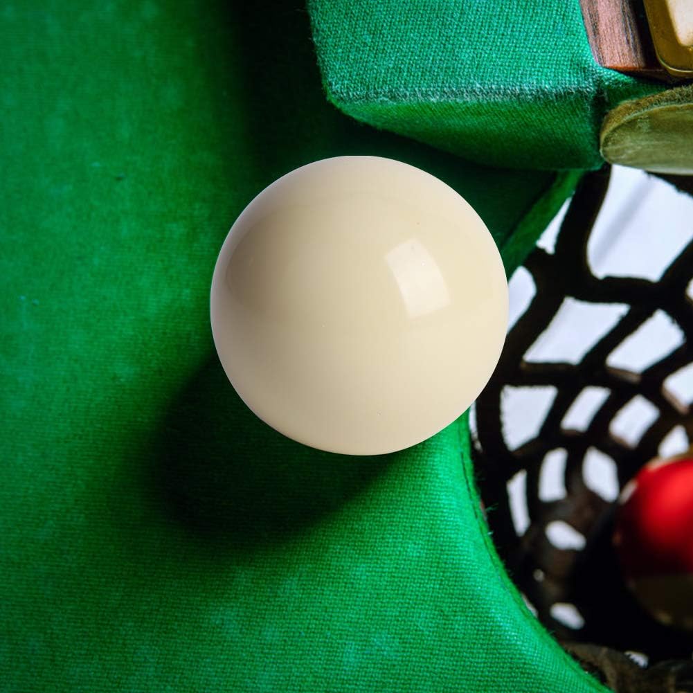 Keenso 2 Stück Billardtisch Weisse Billardkugeln Snooker Billardtisch Training Spot Queue Ball Stand