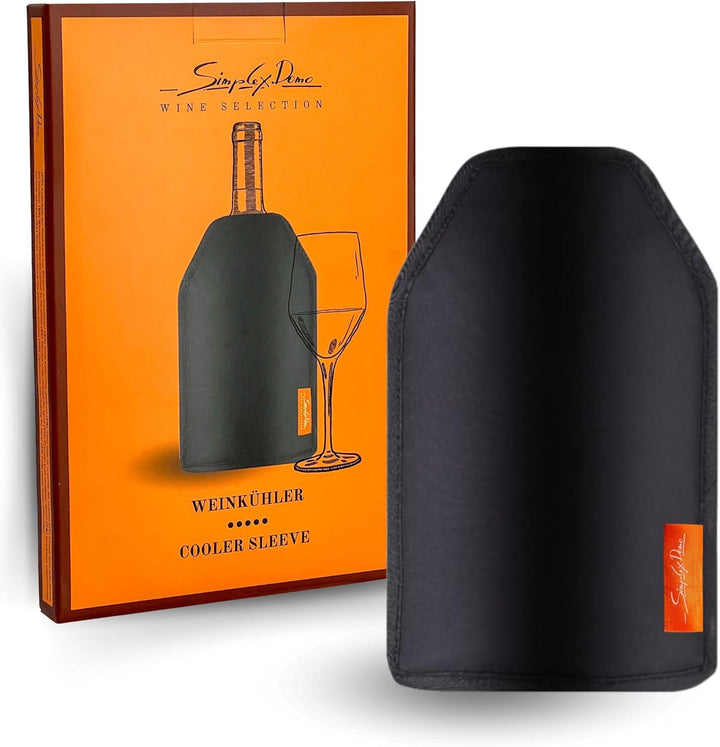 Kühlmanschette für Weinflaschen – Extra lange Kühlung, wasserabweisendes Nylon – Flexibel für Wein,