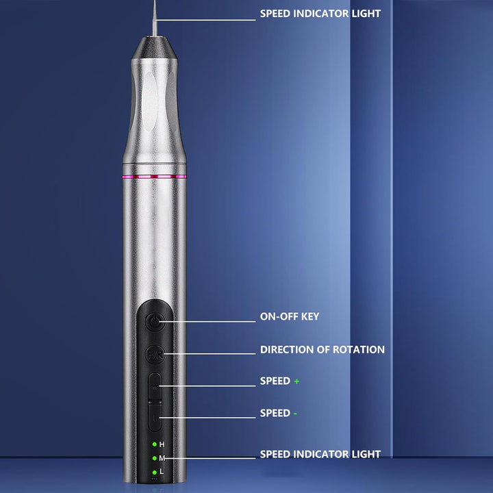 Akku Multifunktionswerkzeug Set, 3,7V 650mAh Akku-Rotationswerkzeug Set, 3 Gang Mini Rotationswerkze