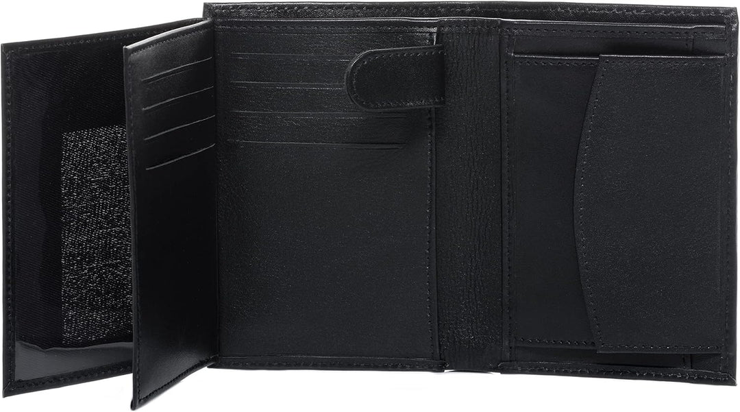 BACCINI Geldbeutel mit vielen Fächern mit RFID Schutz JAN aus Premium Leder I Brieftasche Hochformat