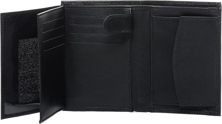 BACCINI Geldbeutel mit vielen Fächern mit RFID Schutz JAN aus Premium Leder I Brieftasche Hochformat