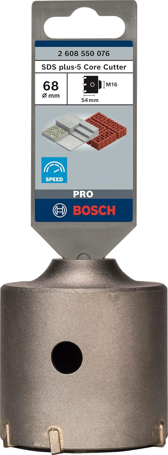 Bosch Professional Hohl-Bohrkrone SDS-plus-9 Core Cutter (Ø 68 mm), 68 mm