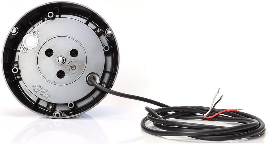 LED-MARTIN R65 Rundumkennleuchte flach - blau - 3 Punkt