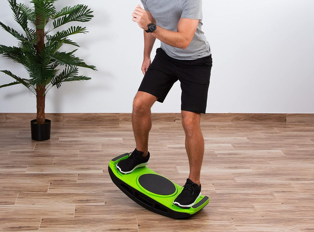 GLOBAL RELAX | Fitness-Plattform | Vibrierendes und Oszillierendes Board | Verbessert Körperhaltung,