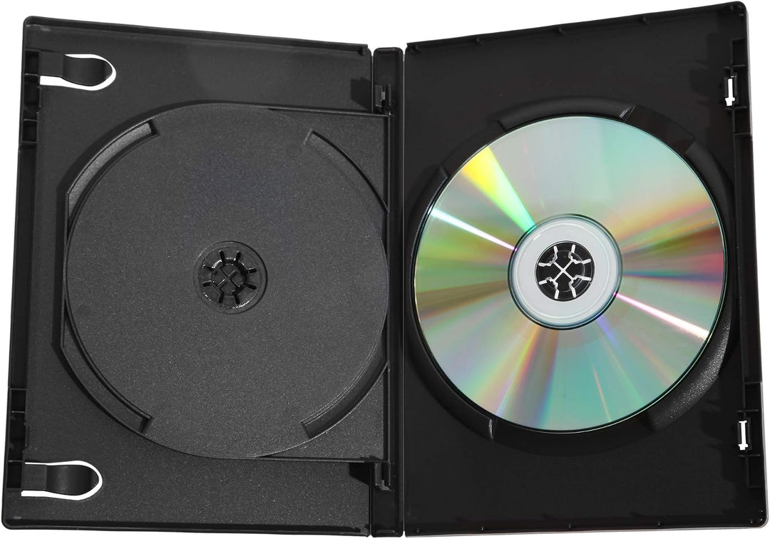 Amaray DVD-Doppelhülle Rücken 15mm passend für CDs und Blu-Rays Folie für Cover Einschub für Booklet