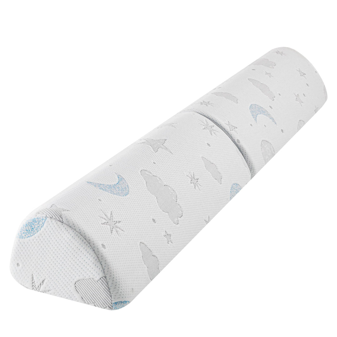 Rausfallschutz Kinderbett - Halb-Wassertropfen Schaumstoff-Schutz, Anti-Rutsch-Grip, Air-Layer-Bezug