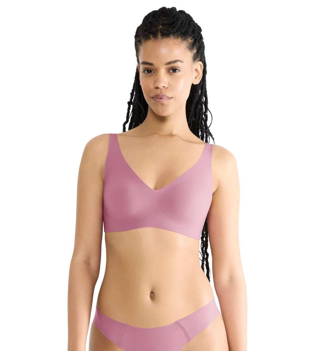 Sloggi Damen Nahtloser BH Zero Feel 2.0 Soft Bra/ohne Bügel/Gepolstert/Verstellbare Träger S Grosse