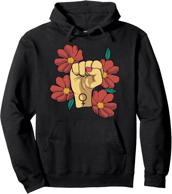 Feminist Women's Right Gender Equal Feminism Pullover Hoodie