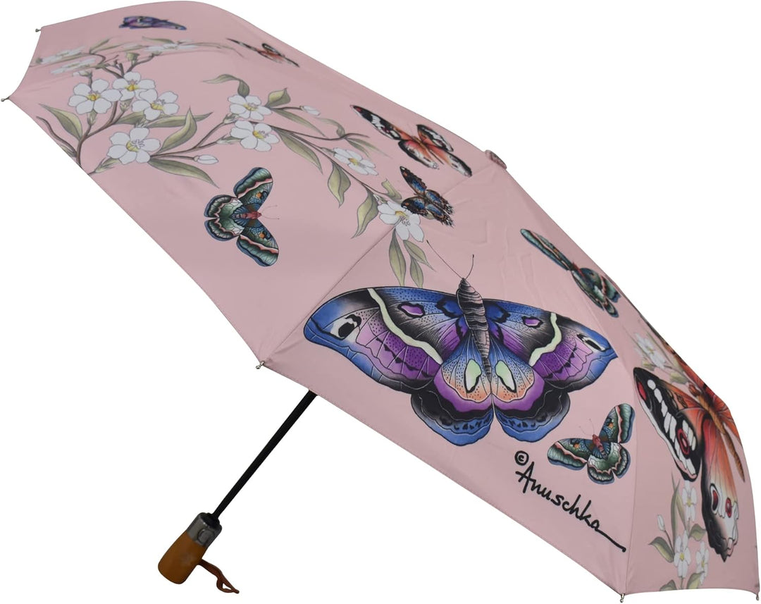 Anuschka Regenschirm - Duomatik zum Öffnen/Schliessen - 97 cm - UPF 50+ - Wasserdichtes Obermaterial