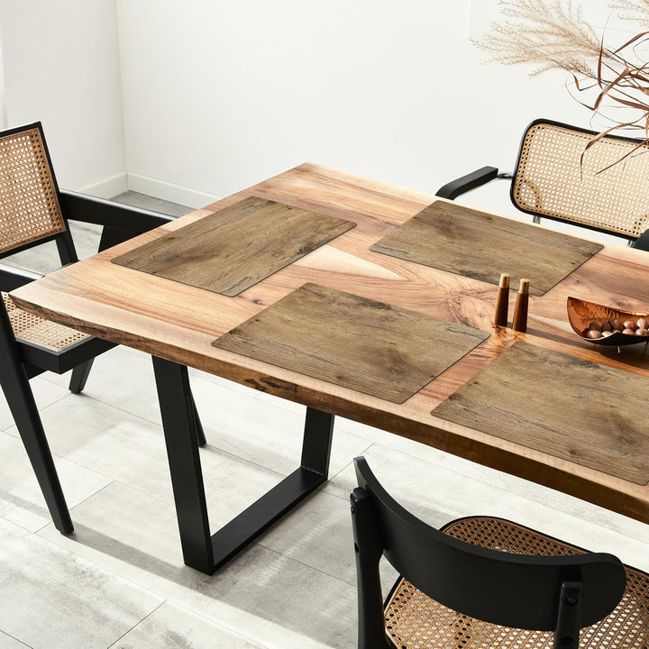 KitchenYeah© Platzsets Abwaschbar 6-Teilig 45x30 cm Tischsets Platzdeckchen Platzset Unterlage Tisch