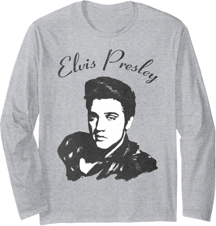 Elvis Presley Official Script Langarmshirt