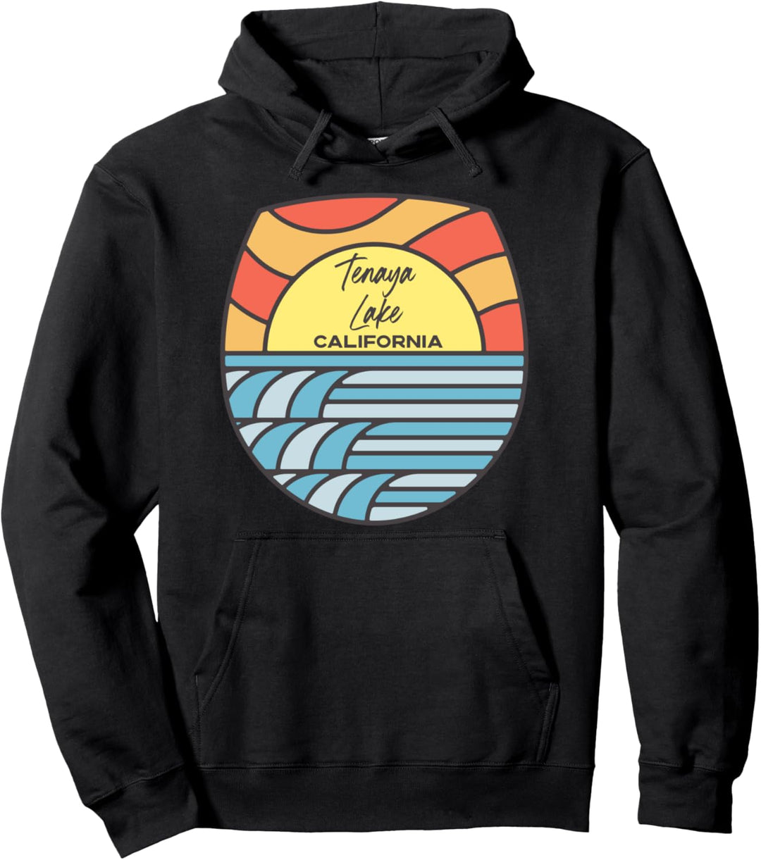 Tenaya Lake California CA Sonnenuntergang Souvenir Urlaub Pullover Hoodie