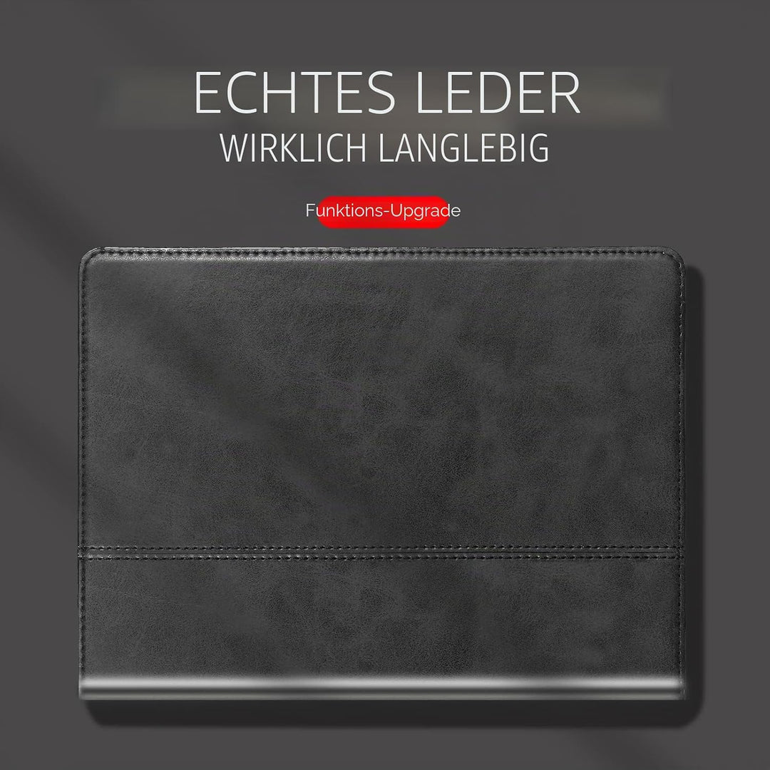 Gexmil Hülle für iPad Pro 11 Zoll 4./3./2./1. Generation 2022/2021/2020/2018 Echt Leder Hülle mit St