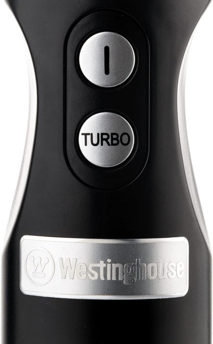 Westinghouse Retro Stabmixer, 4 Geschwindigkeitsstufen, Turbofunktion, 2 Flügelmesser, Edelstahl, Er