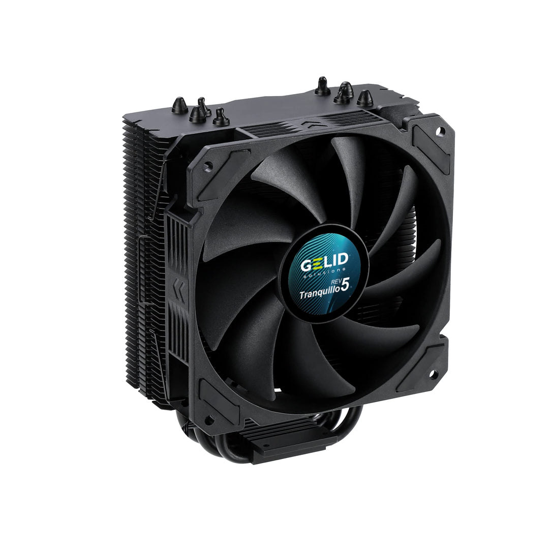 Gelid Solutions Tranquillo 5 Rev.2-4 Power-Heatpipes -120mm PWM-Lüfter - Kompatibel mit Intel und AM