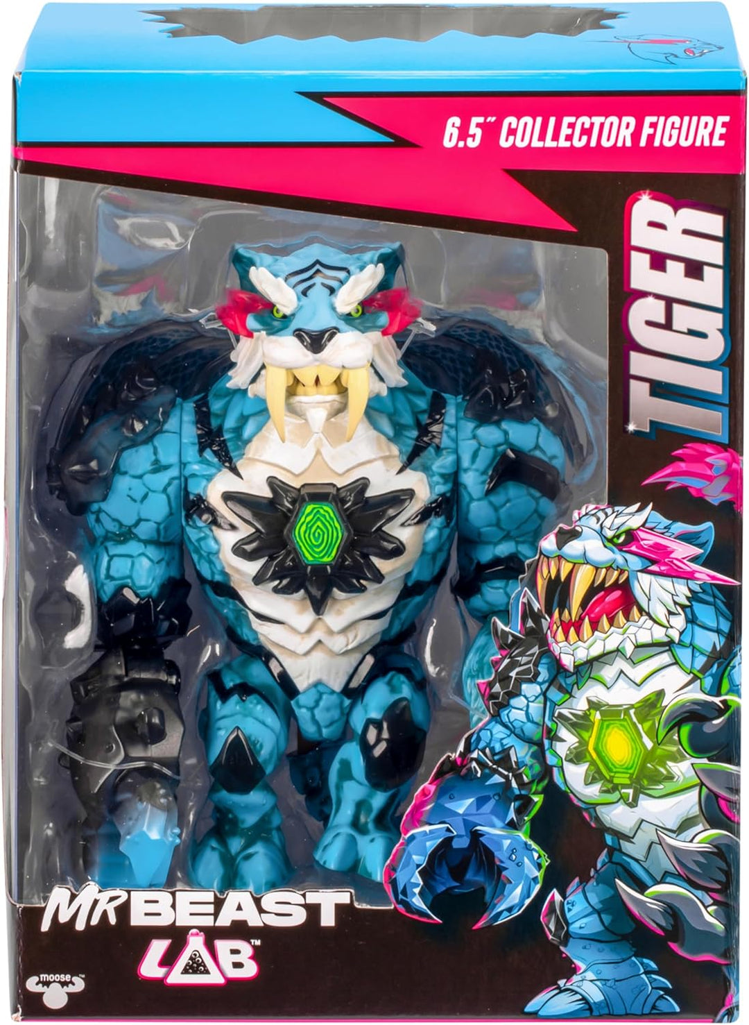 MrBeast Lab – Collector-Figur – Apex-Sammelfigur Tiger; 15,8 cm gross; extrem detailliert; Premium-V