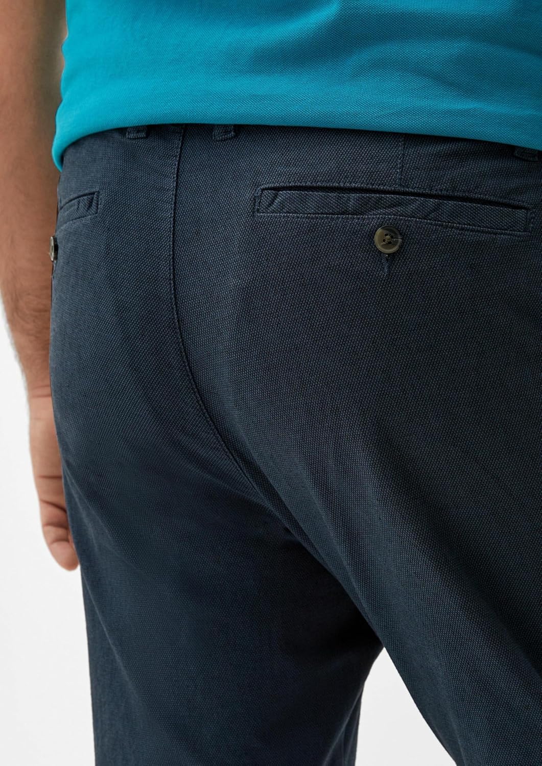 s.Oliver Regular: Chino aus Baumwollstretch 38W / 36L Blau, 38W / 36L Blau