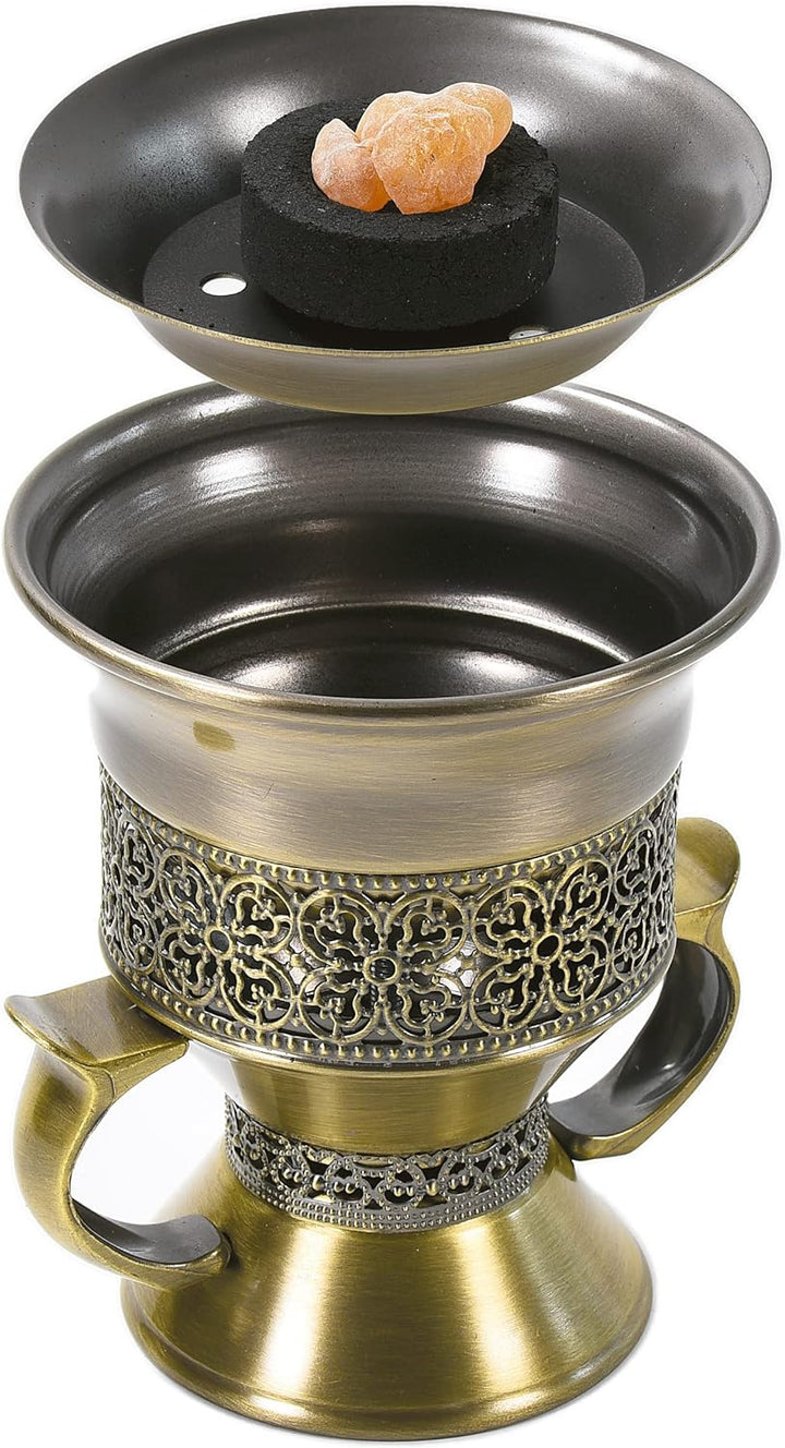 Weihrauch Harz Räuchergefäss Räuchergefäss Räuchergefäss Bakhoor Brenner Holzkohle Räuchergefäss Räu