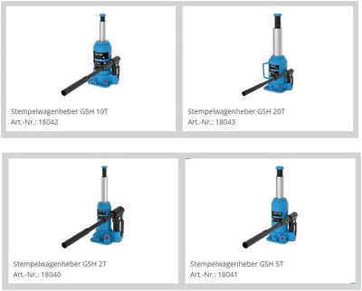 Güde Stempelwagenheber GSH 10T