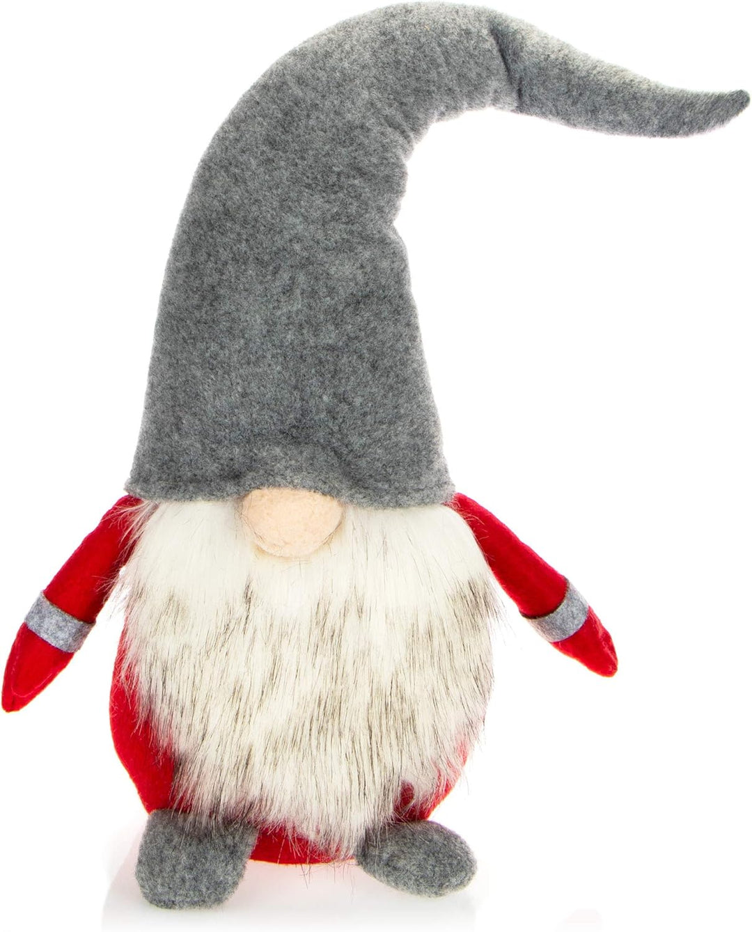 com-four® Premium Weihnachts-Wichtel in XXL - Handmade Weihnachtsdeko - winterliche Figur als Dekoau