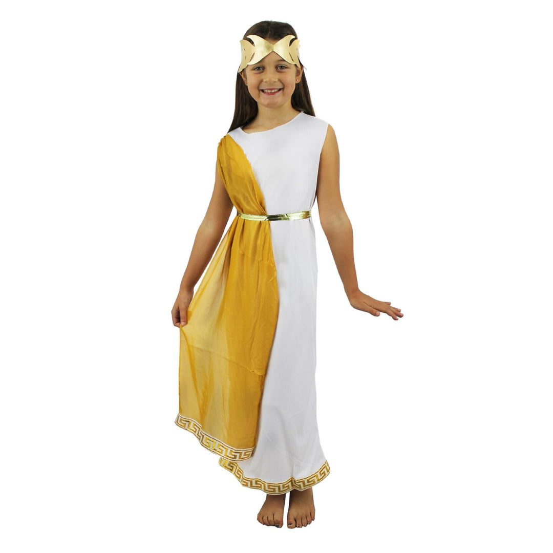 I LOVE FANCY DRESS LTD Griechische römische Göttin Kostüm für Mädchen 10-12 Jahre, 10-12 Jahre