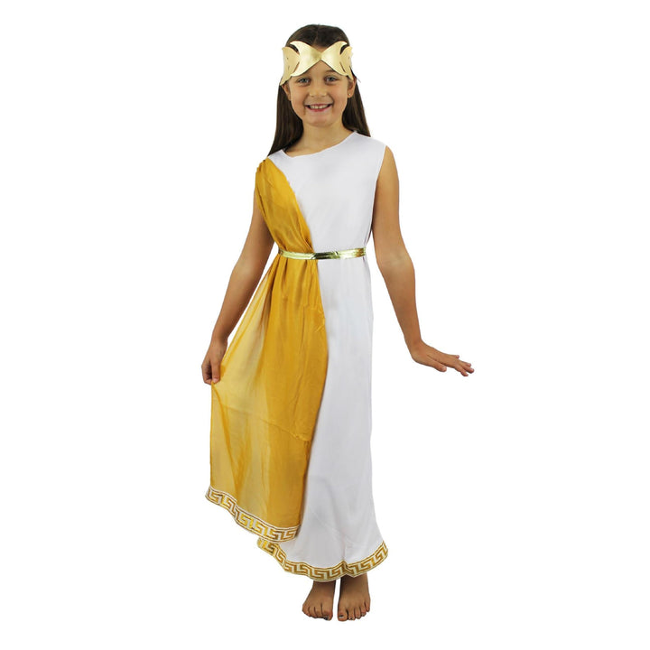 I LOVE FANCY DRESS LTD Griechische römische Göttin Kostüm für Mädchen 10-12 Jahre, 10-12 Jahre
