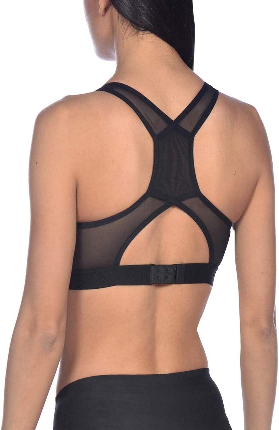 ARENA Damen Sujetador Hera D-Cup Sport-BH XL Schwarz, XL Schwarz