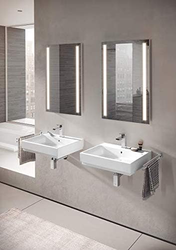 GROHE Essentials Cube - Handtuchhalter (verdeckte Befestigung, 439mm, 2-armig & schwenkbar, langlebi