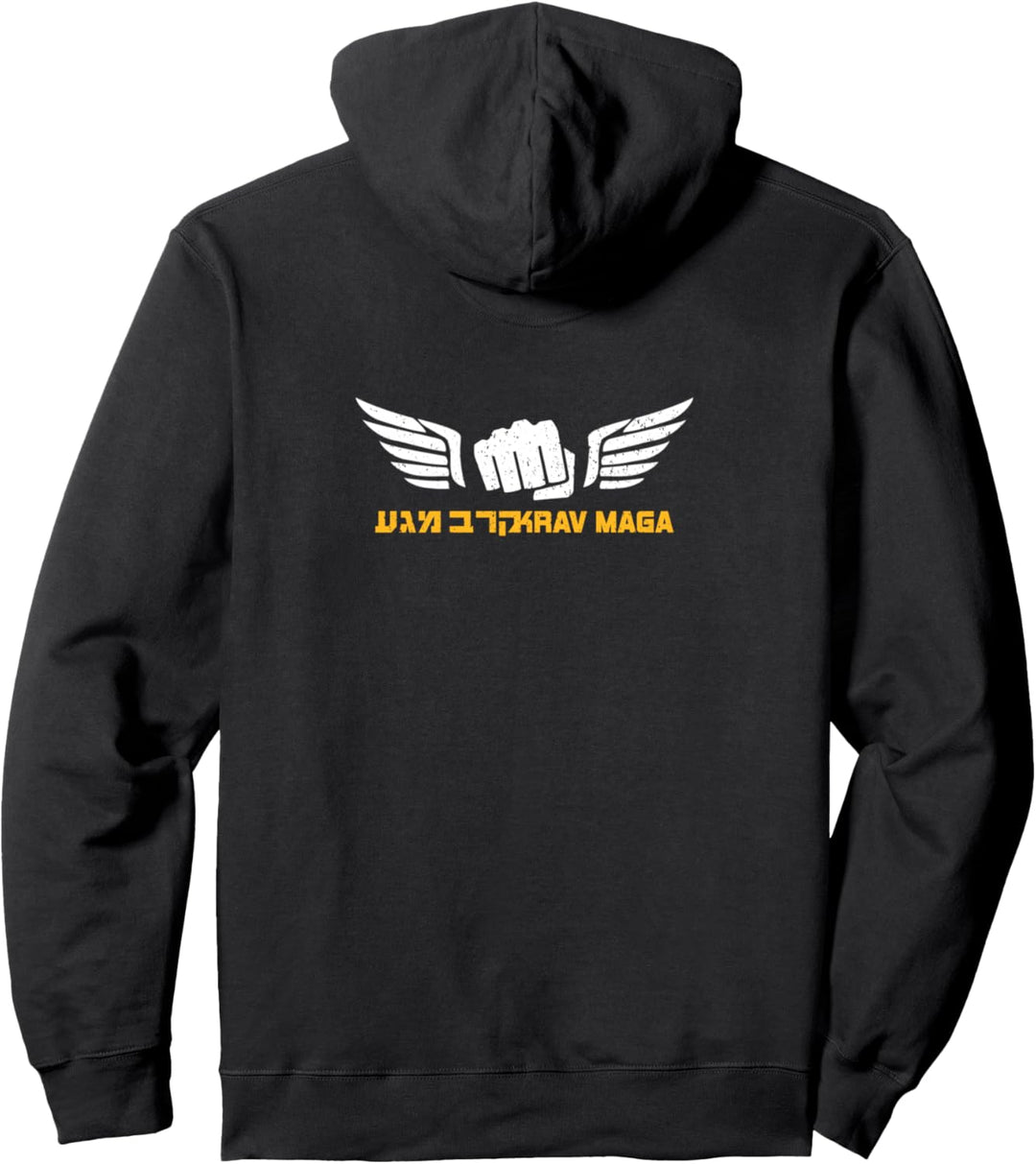 KRAV MAGA Shirt Israeli Combat System IDF Front Back Pullover Hoodie