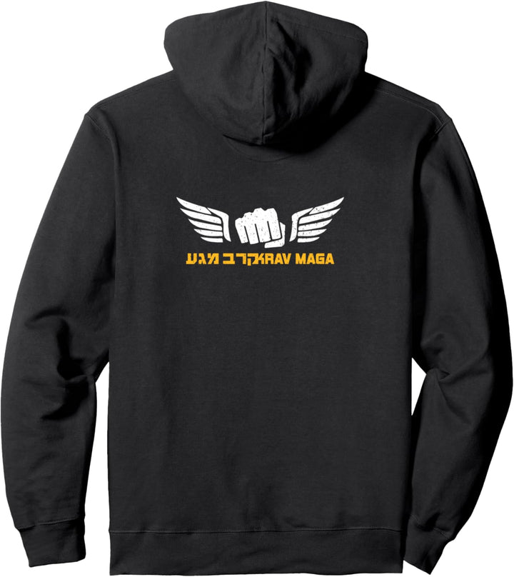 KRAV MAGA Shirt Israeli Combat System IDF Front Back Pullover Hoodie