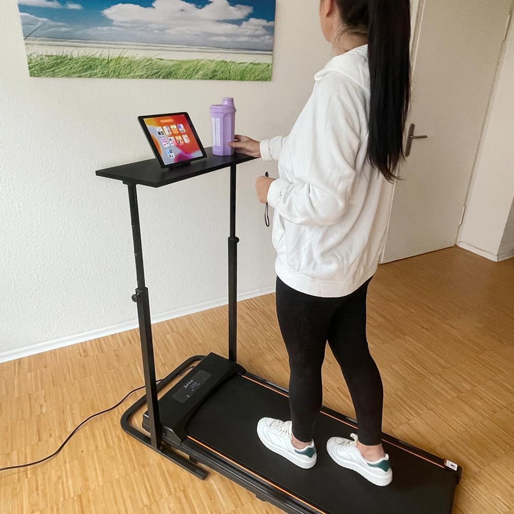 foto-kontor Laufbandtisch für Laufband Walking Pad Tisch höhenverstellbar Indoor Laufpult Training S