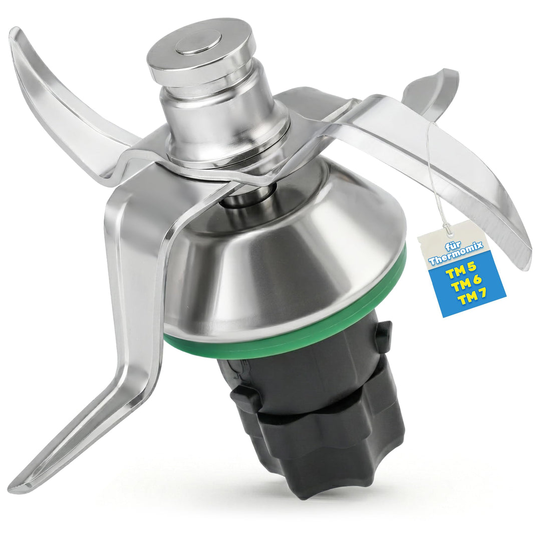 TM5 TM6 Messer für Thermomix Edelstahl Ersatzmesser Kompatibel mit Vorwerk TM5 TM6 TM7, Mixmesser mi