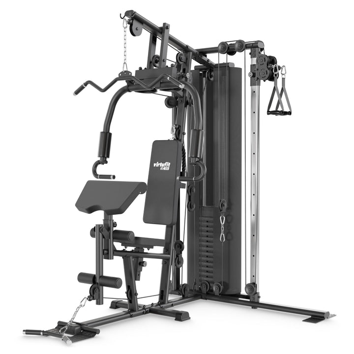 VirtuFit KH200 Homegym Kraftstation – Multifunktionales Fitness‑Kraftgerät mit 80 kg Gewichtsstapel,
