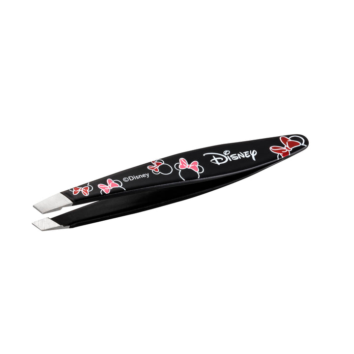 TWEEZERMAN Disney's Minnie Mouse Ear Esistable Mini Schräge Pinzette Schwarz, Schwarz