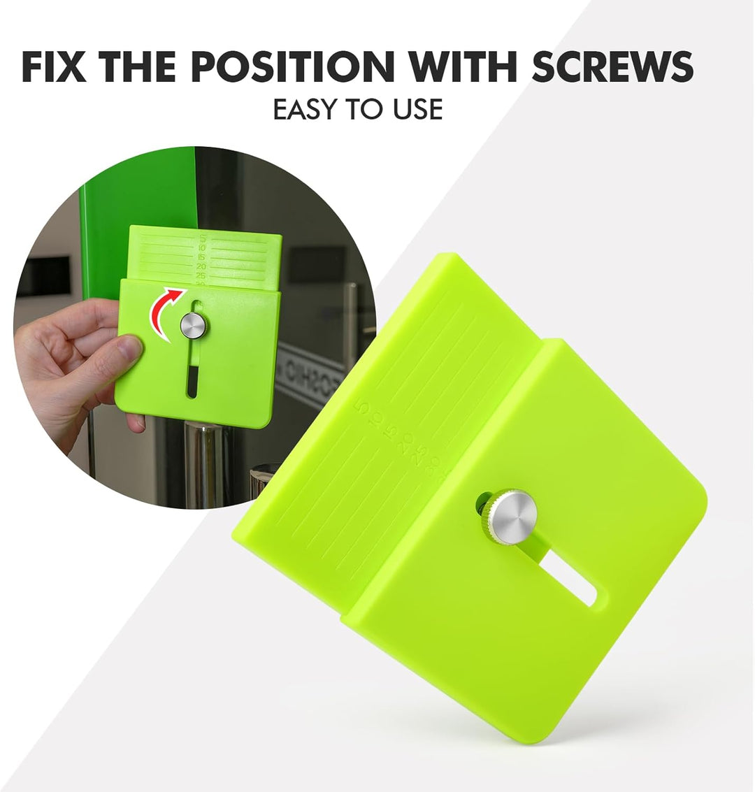 FOSHIO 2 Stück Gerade Linie Cutter Schneidvorlage, Edge Wrap Cuttermess Mini-Schneidvorlage, präzise