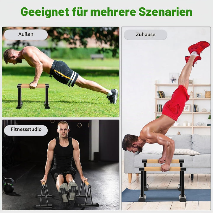 Dolibest Liegestützgriff, Calisthenics Parallettes Push up Griffe Fitness Handstand Boden rutschfest