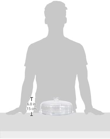 Cosmoplast S.P.A 6425 Tortenplatte Cosmopl.26 cm Home BCO 1397, Mix, transparent