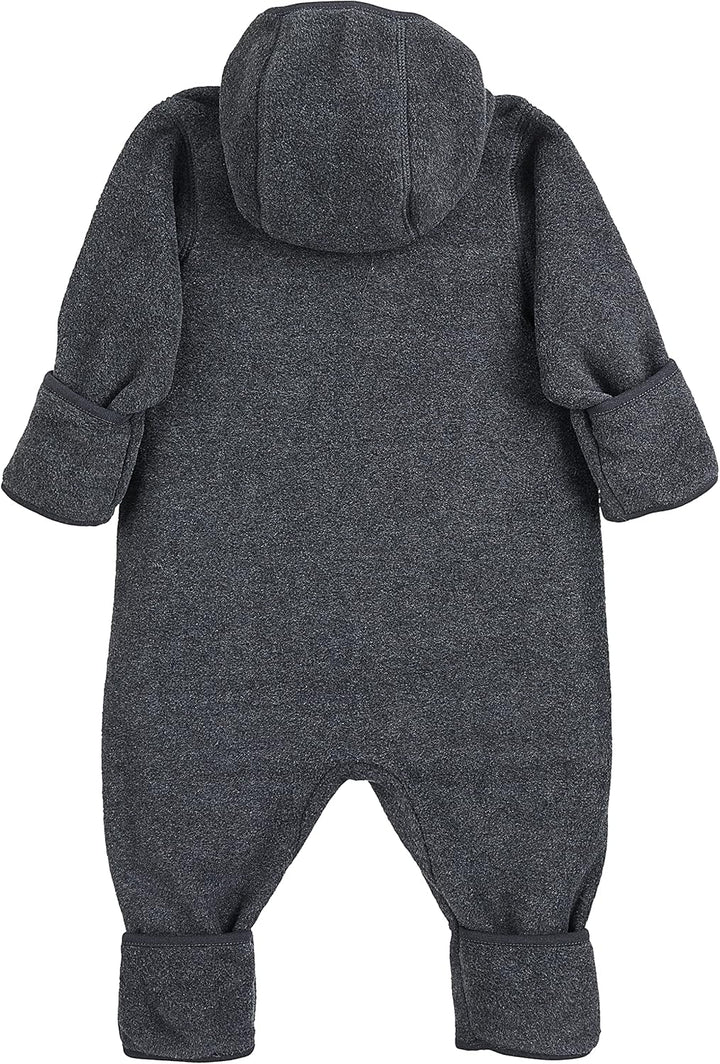 Sterntaler Unisex Kinder Overall Baby Fleece Overall 74 Anthrazit Meliert, 74 Anthrazit Meliert