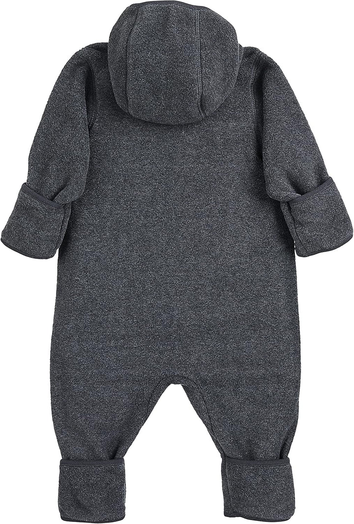 Sterntaler Unisex Baby Fleece Overall 62 Anthrazit Mel., 62 Anthrazit Mel.