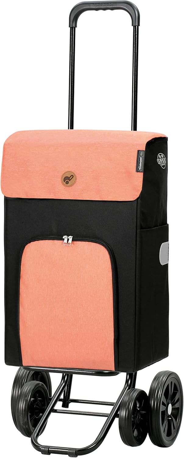 ANDERSEN Einkaufstrolley - Quattro Shopper Ipek Ib apricot 49 L Einkaufswagen,isoliert,Kühltasche, h