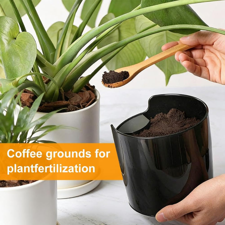 Abklopfbehälter für Siebträger, Espresso-Knockbox Abklopfbehälter Knock Box für Kaffeesatz, Kaffee K